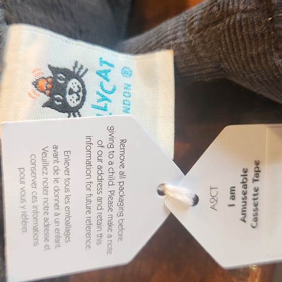 Jellycat Amuseable Cassette Tape 8x7x3" Soft & Plush NWT - Picture 5 of 5